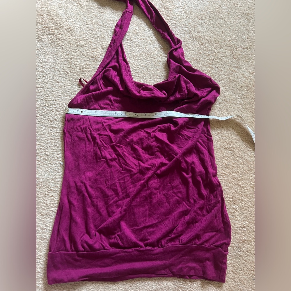 Jacob Purple Halter Top